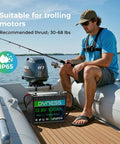 12V 100Ah Mini LiFePO4 Battery Pack Two Pack Group 24 With 100A BMS used on boat for trolling motor outdoors