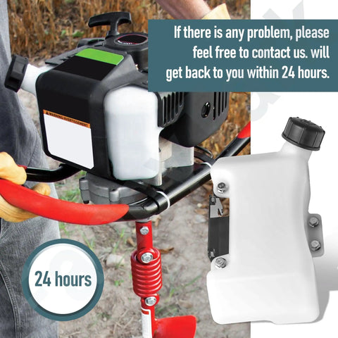 Fuel Gas Tank Kit Three Tab Style Compatible With E43 MC43 MC43E MC33 MC440 Mini Tiller Cultivator Replace