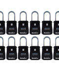 Combo Realtor Lockbox 12 Pack With Easy 4 Digit Code Reset And High Capacity Key Tray visible in a grid layout