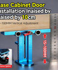 Zero Headache Cabinet Door And Drawer Alignment Jig Kit For Quick Woodworking Projects Adjustable Aluminum Fixture with ruler scale