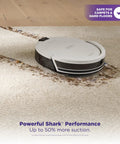 Robot Vacuum Cleaner With Beastly Suction For Pet Hair On Rugs And Hard Floors cleaning a carpet with dirt visible