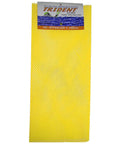 Reinforced Vinyl Mesh Tank Protectors For Scuba Gear Elastic Cylinder Sleeve In Yellow, shown flat with texture and label