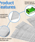 All In One Pro Pack 2000 16 Gauge Finish Nails galvanized 20 degree angled nails for pneumatic or cordless finish nailers