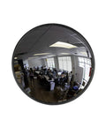 Indoor Acrylic Convex Mirror 18 Inch Round With 160 Degree Wide Angle For Maximum Visibility And Safety, office view reflected.