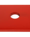 Close-up of a 54-inch deck blade center hole, part of Three Pack 54 Inch Deck Blades For Zero Turn Mowers Fits MZ Magnum Rambler CZT Outlaw Deck Models Replacement Blades Made In USA Heavy Duty Performance