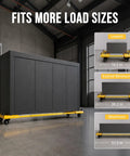 Heavy-Duty Moving Dolly For Appliances And Furniture, 2000 Lb Capacity, Adjustable 6 To 46 Inches, Built For Easy Material Handling And Reducing Lifting And Dragging On Heavy Loads with cabinet