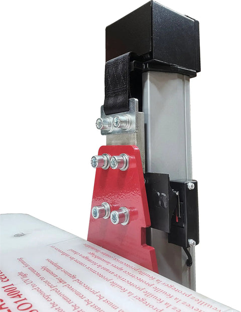 Electric Work Positioner Truck With 330 Lb Capacity And 67 Inch Lift Height durable steel frame detail