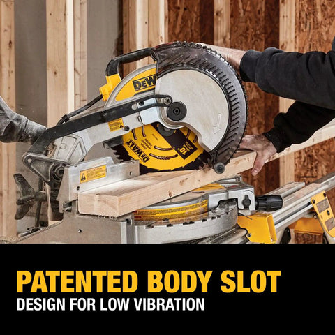 10 Inch General Purpose Saw Blades Combo Pack 40T 60T for killer clean cuts with ultra sharp carbide, on a miter saw.