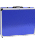 Portable 1500W Magnetic Induction Heater Auto Garage Essential with durable blue casing and handle for safe storage.