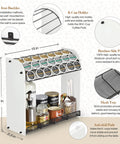 Large Capacity K Cup Holder And Coffee Pod Organizer For Home Office And Kitchen Counter Storage Holds 28 Pods On Top Plus Space For Extra Cups And Accessories
