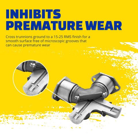 Greaseable Premium Universal Joint For Dodge Ram 1500 2500 3500 High Torque U Joint With Anti-Wear Surface Finish