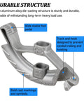 1/2 Inch Emt Conduit Bender Tool Aluminum Die Cast Pipe Bending Hand Tool With Angle Setter Technology showing durable structure and cast markings.