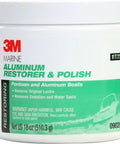 Marine Aluminum Restorer And Polish For Boats And Yachts, Beats Heavy Oxidation And Chalk, 18 oz container front view