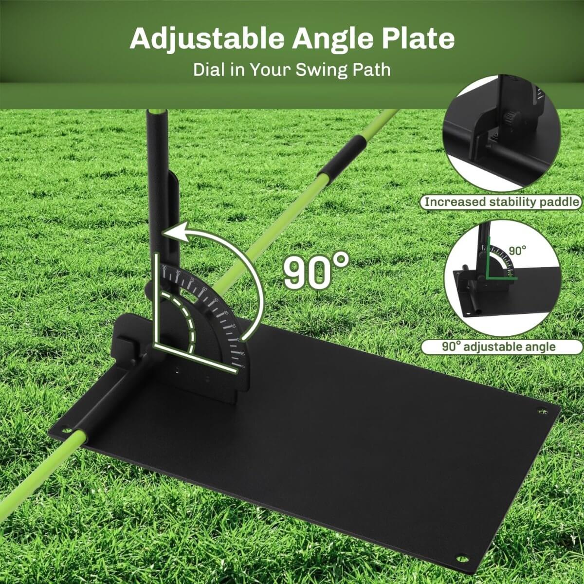 Golf Alignment Stick Holder for Swing Training ✓