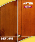 Clean Sweep Wood Polish And Cleaning Wipes For Furniture And Cabinets Lifts Off everyday grit, cleaning results on wooden cabinet doors.