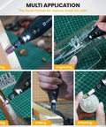 Mini 4V Cordless Rotary Tool With Five Speeds And LED Light 2000mAh Battery for engraving glass, sanding wood, and polishing coin