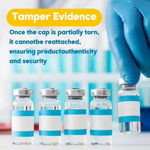 10mL Injection Vials With Self Healing Port And Sealed Cap Clear Glass With Transparent Design For Easy Visual Checks Secure Seal No Fuss Spill Proof For Multi Use Sampling, tamper evidence vials