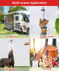 Multi-scene application of Outdoor Propane Tankless Water Heater 1.6 GPM Portable Gas Water Heater for RV, shower, pet wash, camping