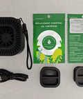 Portable Mosquito Repellent Device For Outdoor And Indoor Use Rechargeable Electronic Insect Repellent With 20 Feet Coverage Great For Camping Hiking Patio And Backyard Safe For Kids And Pets Includes 2 Refills with USB-C cable