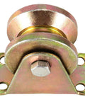 Dead Set 12 Pack 2 Inch Steel V Groove Caster Wheels With Bolts For Sliding Gates And Industrial Carts Galvanized finish and steel construction.