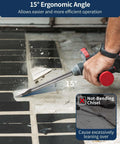 Firecore SDS Plus Chisel, 3 in wide by 10 in long, alloy steel tile-removal chisel for SDS Plus rotary hammer drill