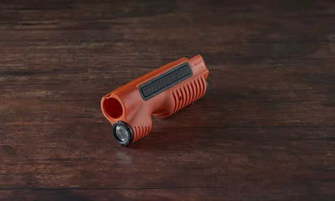 TL Racker 1000 Lumen 20000 Candela Forend Light With Ambidextrous Controls For Mossberg 500 And 590 Shotguns, orange design