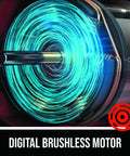 Close-up of digital brushless motor used in Push Lawn Mower Kit With Pwr Core 40 Brushless 40V 20-Inch Cordless Power 6.0Ah Battery