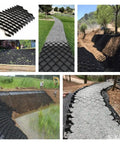Gravel Grid Paver 5cm Stabilizer for Driveways Patios and Gardens installed on slopes and flat paths for support