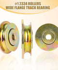 Two Piece Cut Off Flange Track Bearing Kit For Tapco Pro And Max Siding Brake Beefed Up Replacement Parts Includes 12334 Rollers