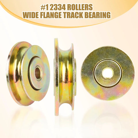 Two Piece Cut Off Flange Track Bearing Kit For Tapco Pro And Max Siding Brake Beefed Up Replacement Parts Includes 12334 Rollers