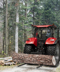 Heavy Duty 1500 Lb 3 Point Hitch Pallet Fork Attachment For Category 1 Tractors lifting log in forest