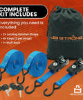 Lock It Down Pat With These Tangle Free Anti Theft Ratchet Straps 2 Pack Featuring Keyed Locks Cut Resistant Webbing and A Comfy Grip for Secure Heavy Duty Tie Downs That Keep Things Tight with two straps and keys