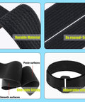 Two Rolls Of 32.2 Feet 1 Inch Cable Ties Heavy Duty Adjustable Length Zip Ties With 40 Metal Buckles Reusable Nylon Cinch Straps details
