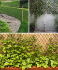 Expandable Willow Lattice Fence Panel Plant Support Garden Trellis For Climbing Vines Ivy Roses Cucumbers Clematis Outdoors Yard 36x92 Inch 1 Piece Easy Install And Durable