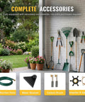 Complete accessories for Workhorse 0.1 HP 115V Water Transfer Pump, including 6ft suction hose, water strainer, carbon brush, impeller, and gasket.