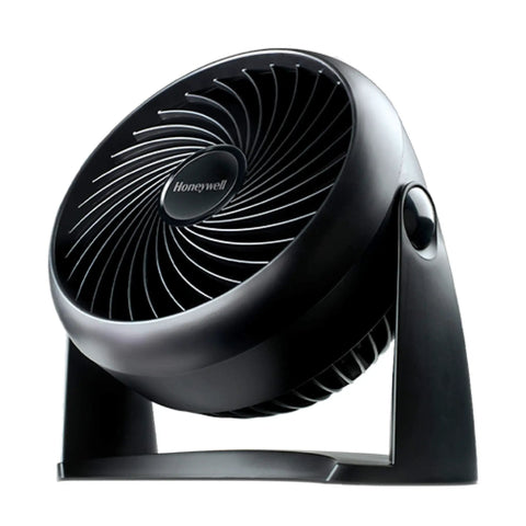 TurboForce Air Circulator Table Fan With 3 Speeds And 90 Degree Pivot Quiet Yet Powerful Desk Or Floor Cooling Setup For Small To Medium Rooms