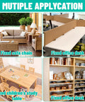 Four Pack Couch Clamps for Sectionals showcased in various applications like sofa, desk, and table setup, displaying stability and connectivity.