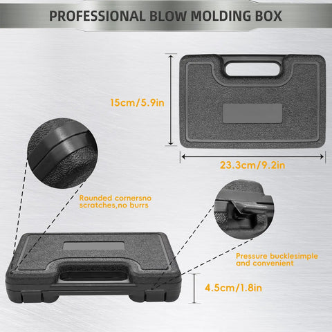 Professional blow molding box for Non Slip Bench Block Kit With Universal Gun Block And Pro Pin Punch Set