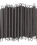 Dope 20 Piece Stainless Steel Extension Springs 0.6x4x60mm With Hook Ends For Home Repair Crafts And Mechanical Projects Tension Spring Kit That Gets The Job Done Easy, black coil springs