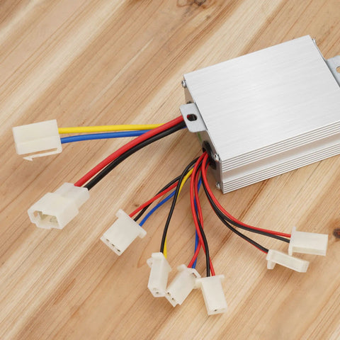 24V 500W Brush DC Motor Speed Controller Box For Electric Scooters E Bikes And Tricycles Plug And Play No Fuss Setup Easy Install Durable Build With Overload Protection For Brushed Motors