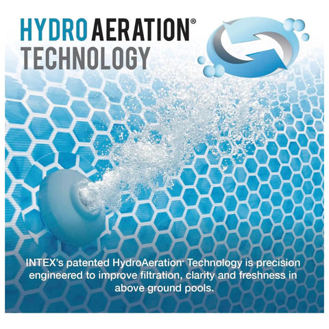 Powerful Cartridge Filter Pump for Above Ground Pools: Delivers 530 GPH Flow Rate with HydroAeration technology detail