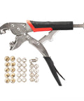 Heavy Duty Snap Setter Pliers Kit For Marine Snap Rings And Boat Cover Installation with included male and female snaps