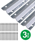 Galvanized Inverted Sliding Door Track, 12 Ft Rail For Sliding Doors And Driveway Gates, Heavy Duty Railing Track System