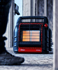 18,000 BTU Radiant Heater For Indoor And Outdoor Use Heats Up To About 400 Sq Ft With Three Heat Settings Low Medium High Portable