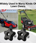 Two Piece Handle Knob And Screw Bolt Washer Replacement Kit for Lawn Mowers and Snow Blowers No Fuss Install next to mowers