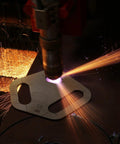 Three Piece Plasma Stencil Set With 0.430 Inch Tri Slot Cutters And Guides used with plasma cutter for metal fabrication