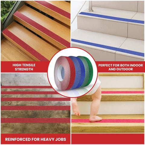 Black Non Slip Tape 3 Inch Wide By 60 Feet Long Anti Slip Traction Tape With 60 Grit outdoors and reinforced for heavy use
