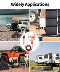 "All-In-One 7-In-1 Solar Panel Connector Kit With DC Adapters used with RVs and portable power stations for outdoor camping"