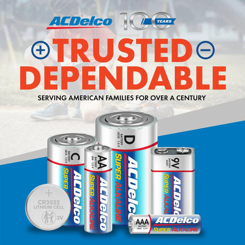 Pack Of 8 Super Alkaline D Cell Batteries Keeping Your Everyday Setup Humming With Grind Ready 1.5 Volt Power Non Rechargeable Plus A Tight Reclosable Pouch And Seven Year Shelf Life Pure Reliable Juice displayed with various battery sizes.