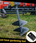 9 Piece 3 Point Auger Teeth With Screws Replacement Set For Heavy Duty Post Hole Diggers Skid Steers And Tractors